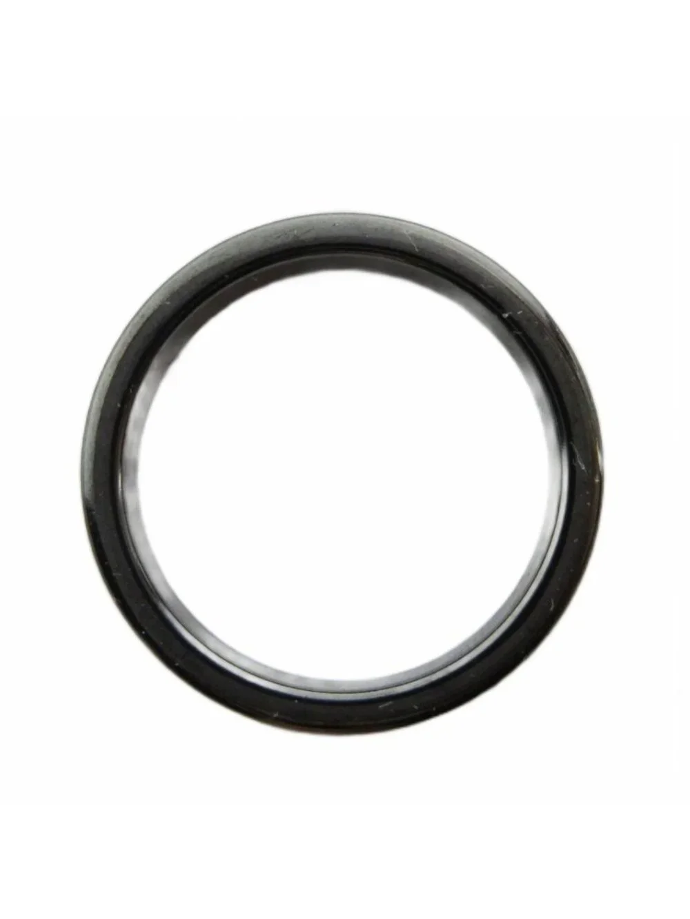 Tiffany & Co 1837 Titanium Narrow Ring Logo Black